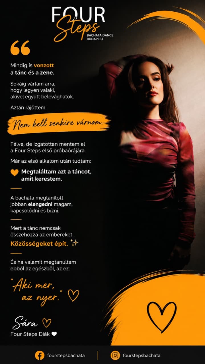 Sára Four Steps diák története